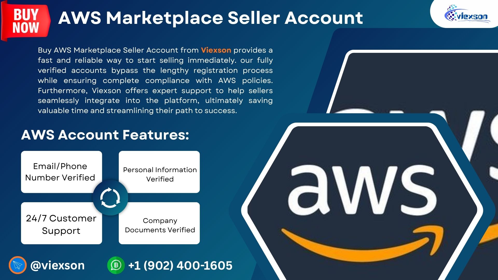 Buy AWS Marketplace Seller Account